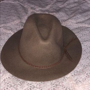 Wool fedora hat